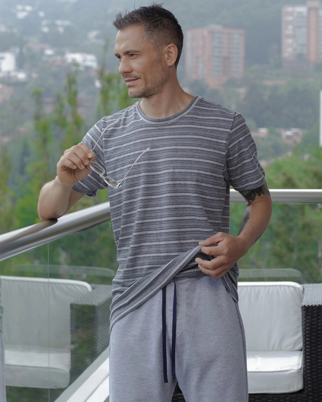 Pijama kuper manga corta