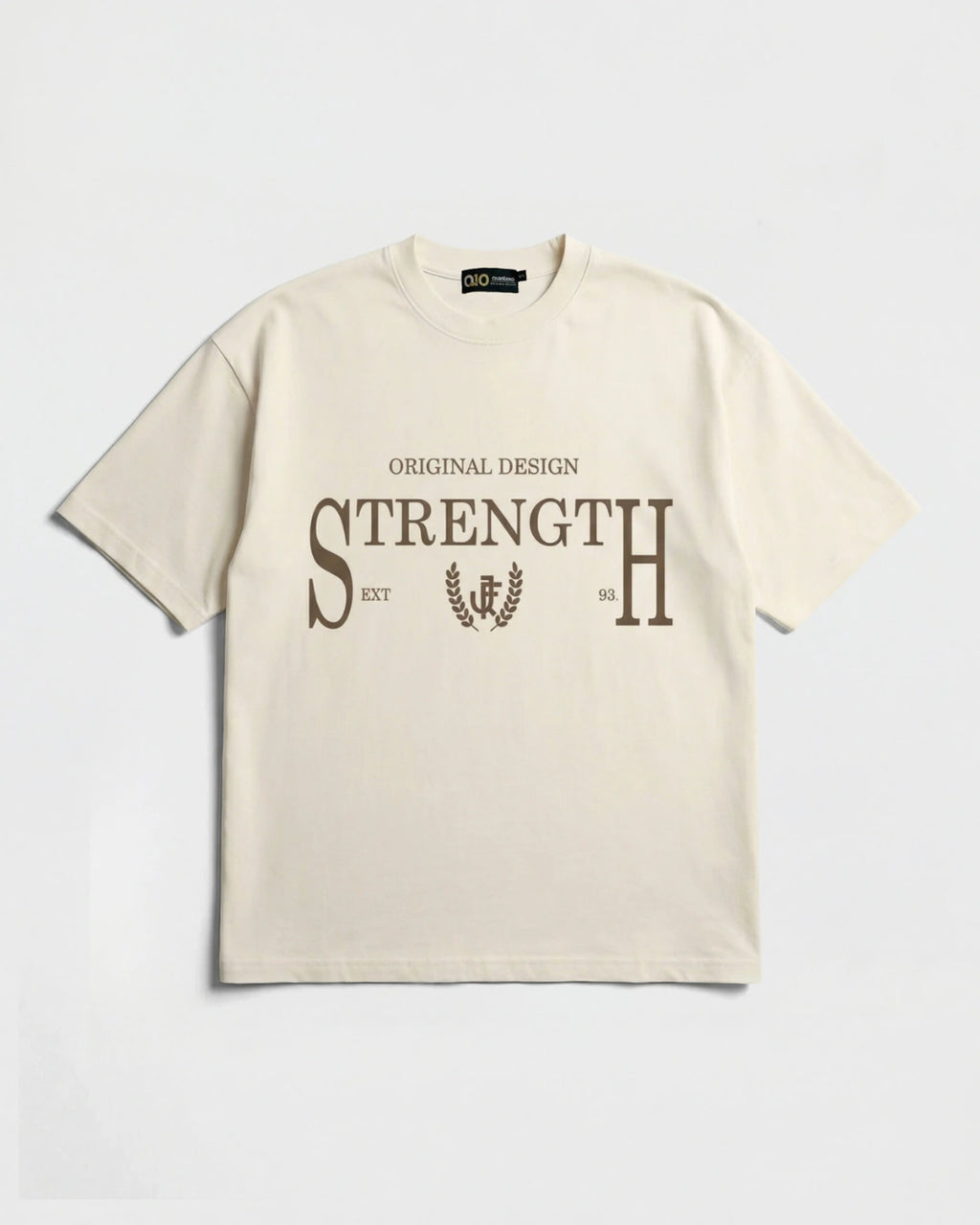 Camiseta boxfit Beige Strength