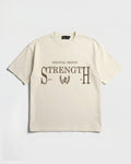 Camiseta boxfit Beige Strength