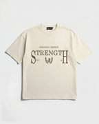 Camiseta boxfit Beige Strength