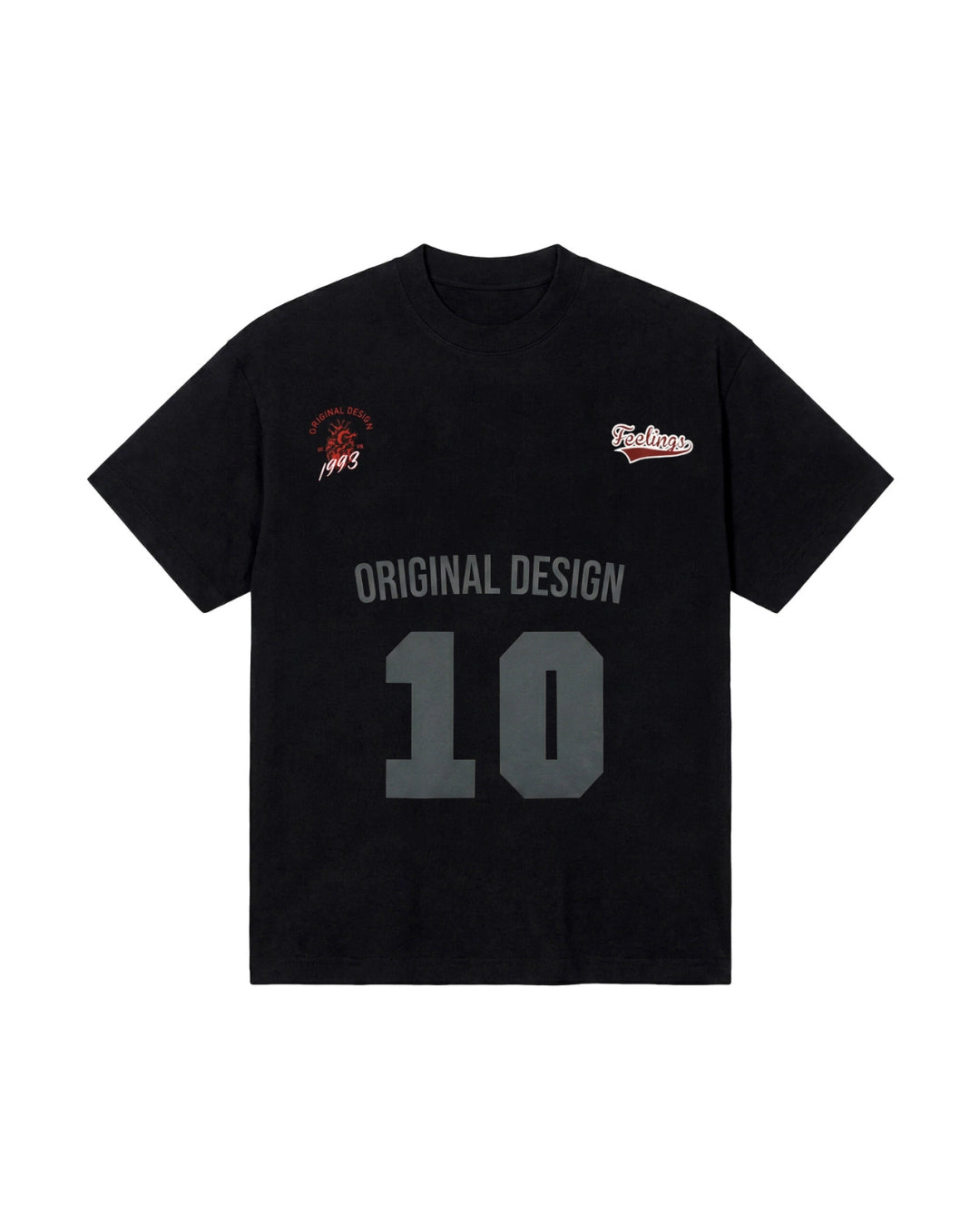 Camiseta Feelings 10 Negra