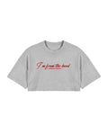 Crop Top Oversize My Hood Gris