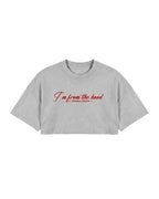 Crop Top Oversize My Hood Gris