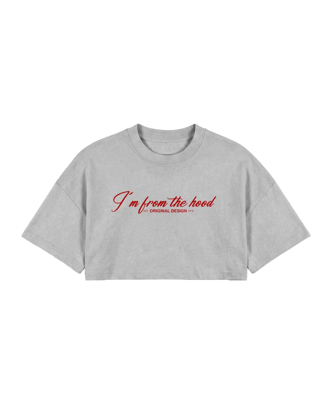 Crop Top Oversize My Hood Gris