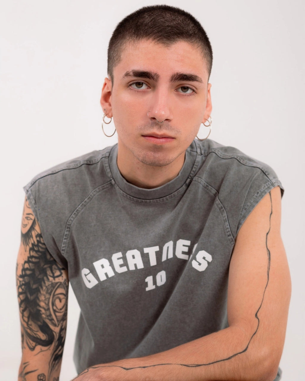 Tank Top Slim Grandeza Gris