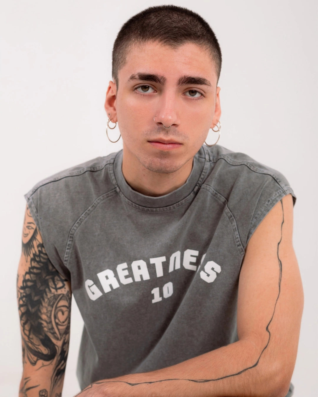 Tank Top Slim Grandeza Gris