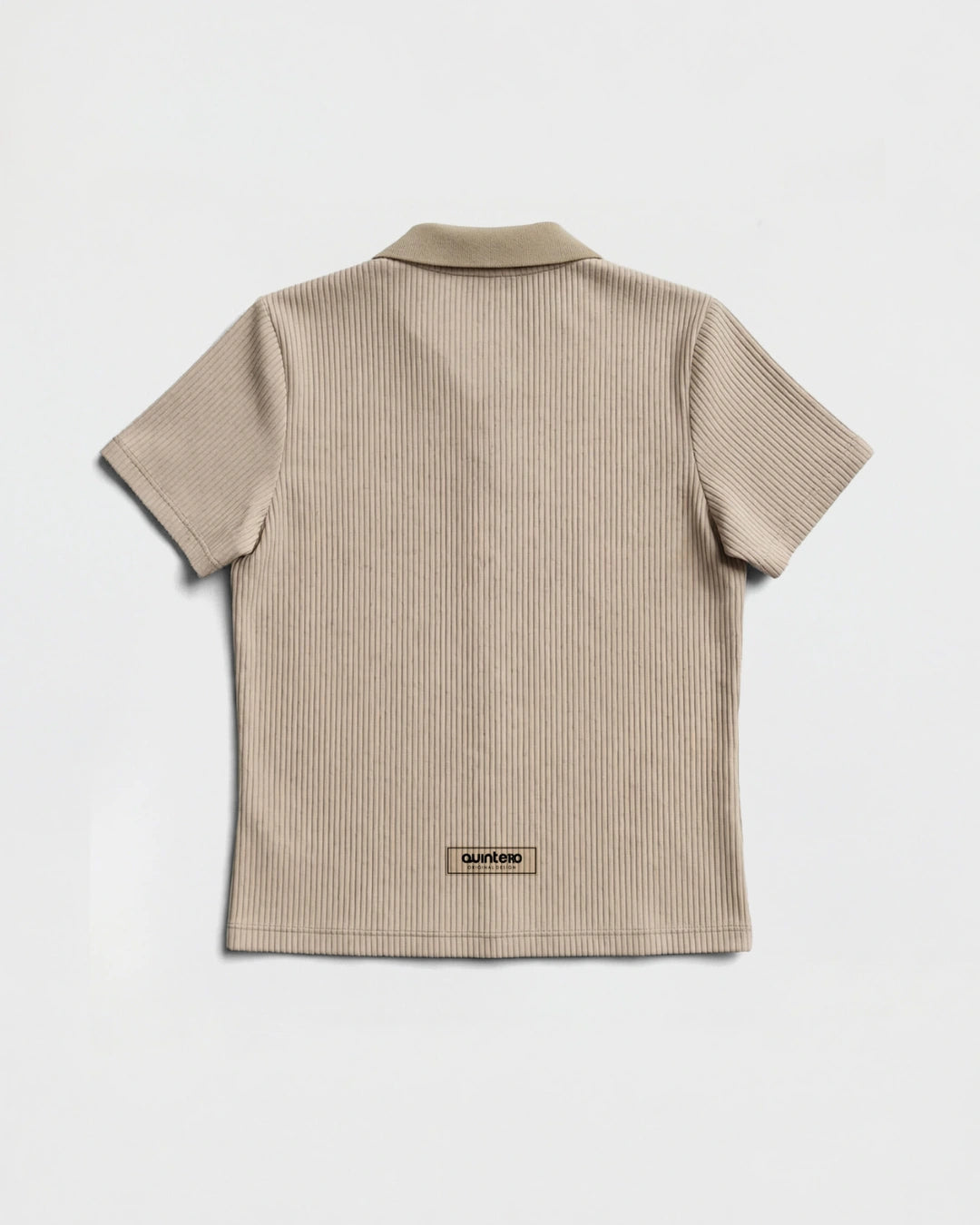 Crop Top Polo Crema