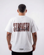 Camiseta Oversize blanca Strength