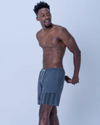 Bermuda Basic Designio Gris Oscuro