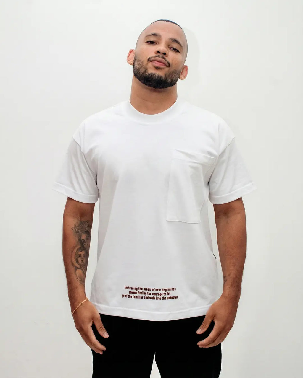 Camiseta Oversize blanca Strength