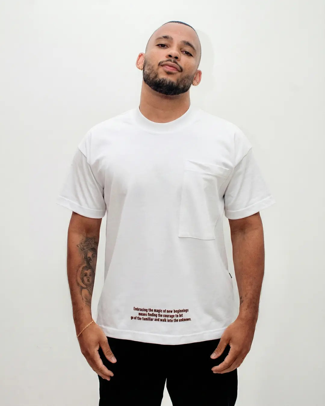 Camiseta Oversize blanca Strength