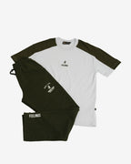Camiseta Feelings Verde y Blanca