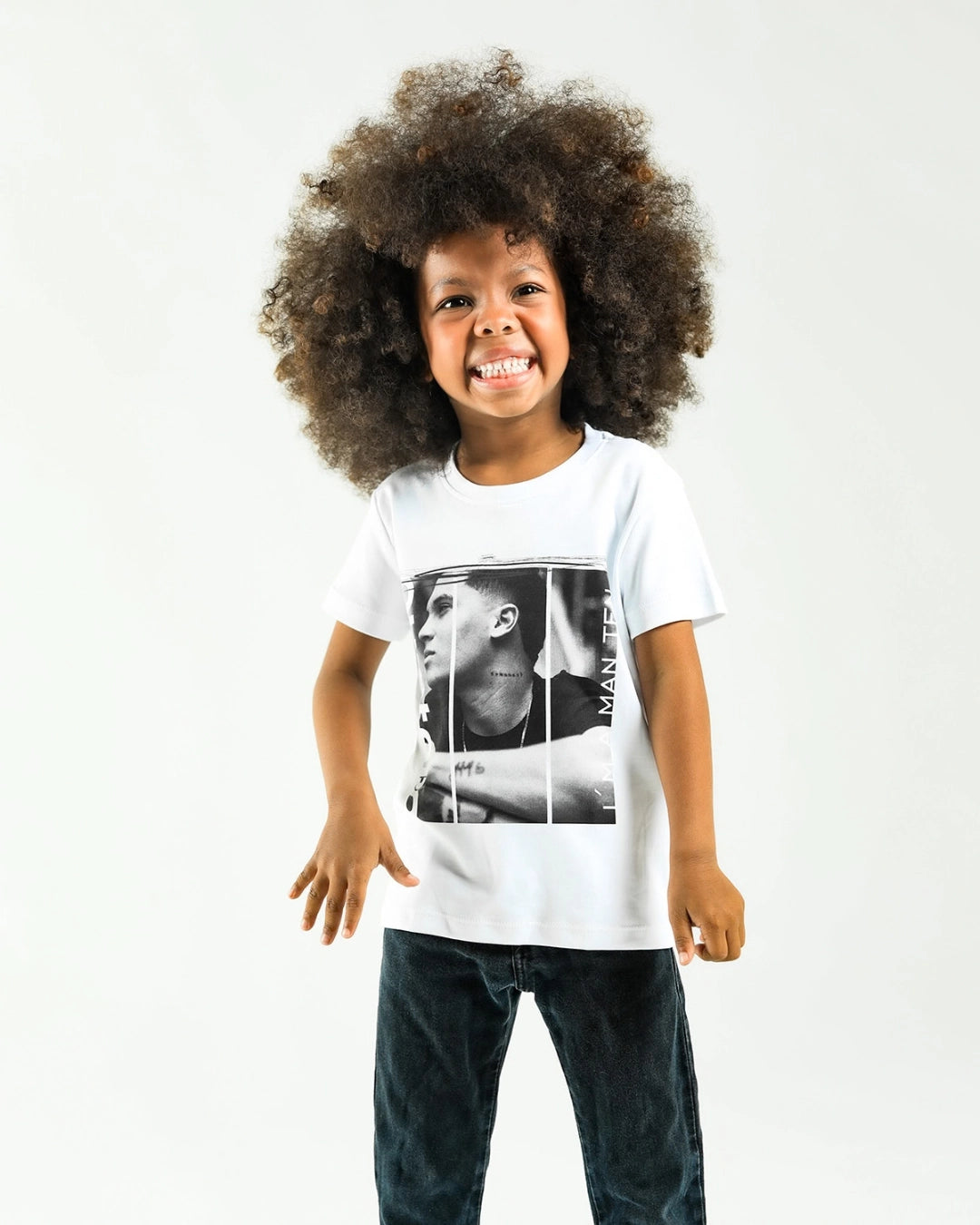 TSHIRT KIDS Q10 WHITE
