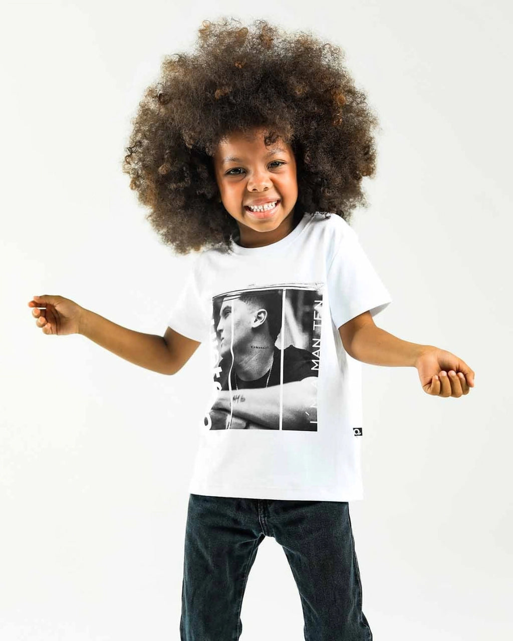 TSHIRT KIDS Q10 WHITE