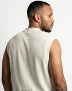 Chaleco tejido Beige