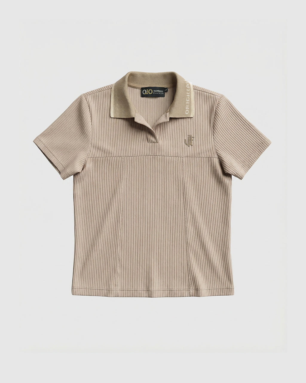 Crop Top Polo Crema