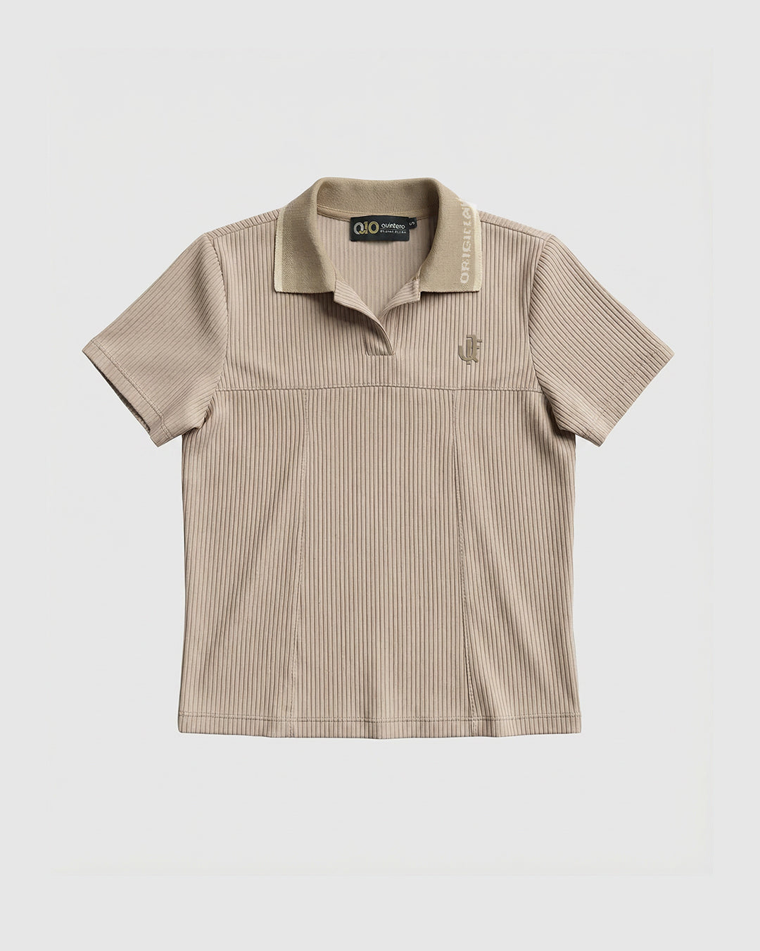 Crop Top Polo Crema