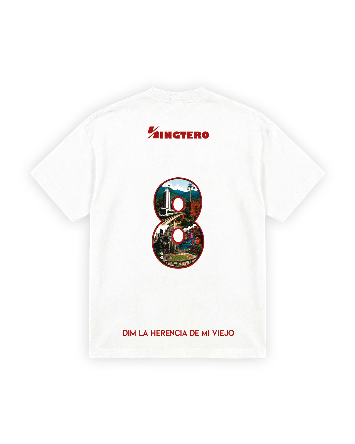 CAMISETA ROJO POR TRADICIÓN BLANCO (8)