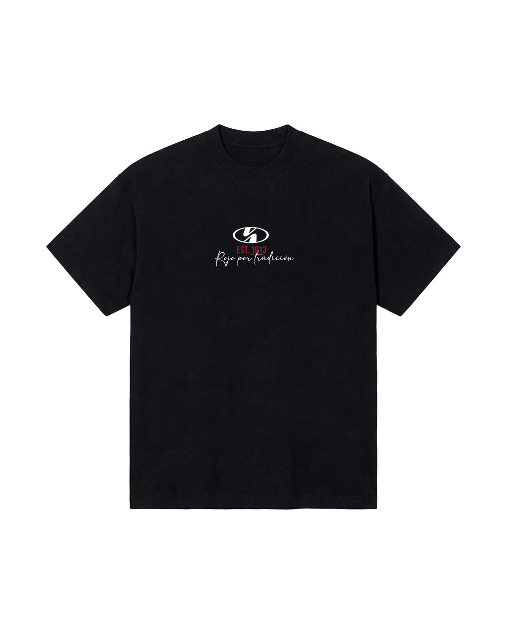 CAMISETA ROJO POR TRADICIÓN NEGRO (8)