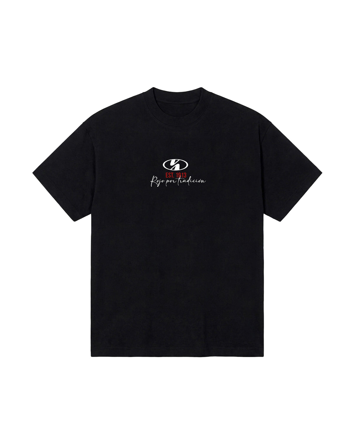 CAMISETA ROJO POR TRADICIÓN NEGRO (8)