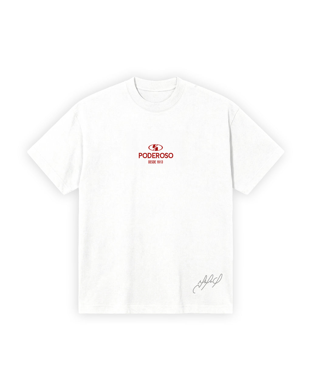 CAMISETA PODEROSO BLANCO