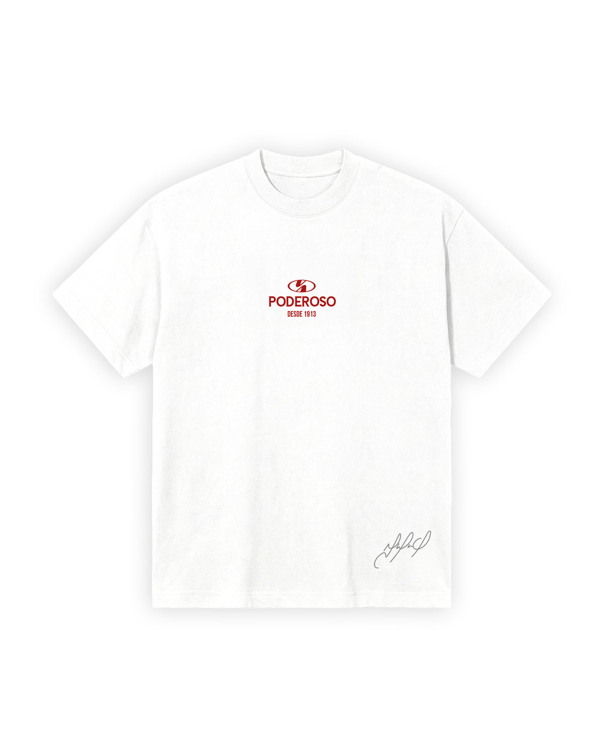 CAMISETA PODEROSO BLANCO
